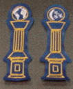 columns (earth or stars) -- separate emblems